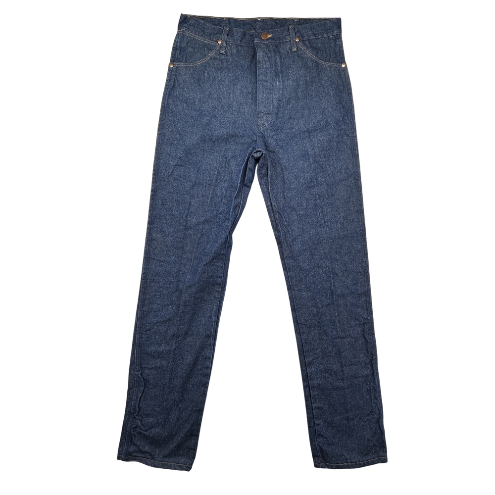 Wrangler Jeans Mens 36x36 13MWZ Cowboy Cut Western Blue Denim Straight Fit Pants